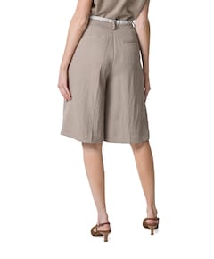 Emra relaxed fit  dames bermuda beige