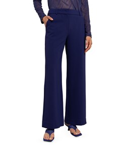 Luz twill dames broek blauw