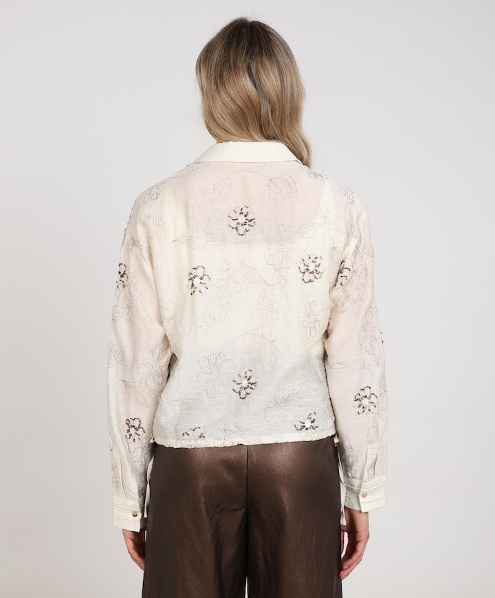 Dames blouse ecru