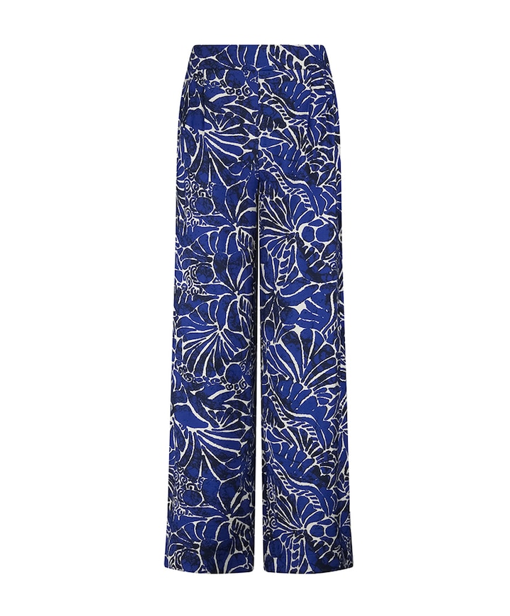 Ink Bloom dames broek blauw
