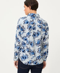 Dames blouse blauw
