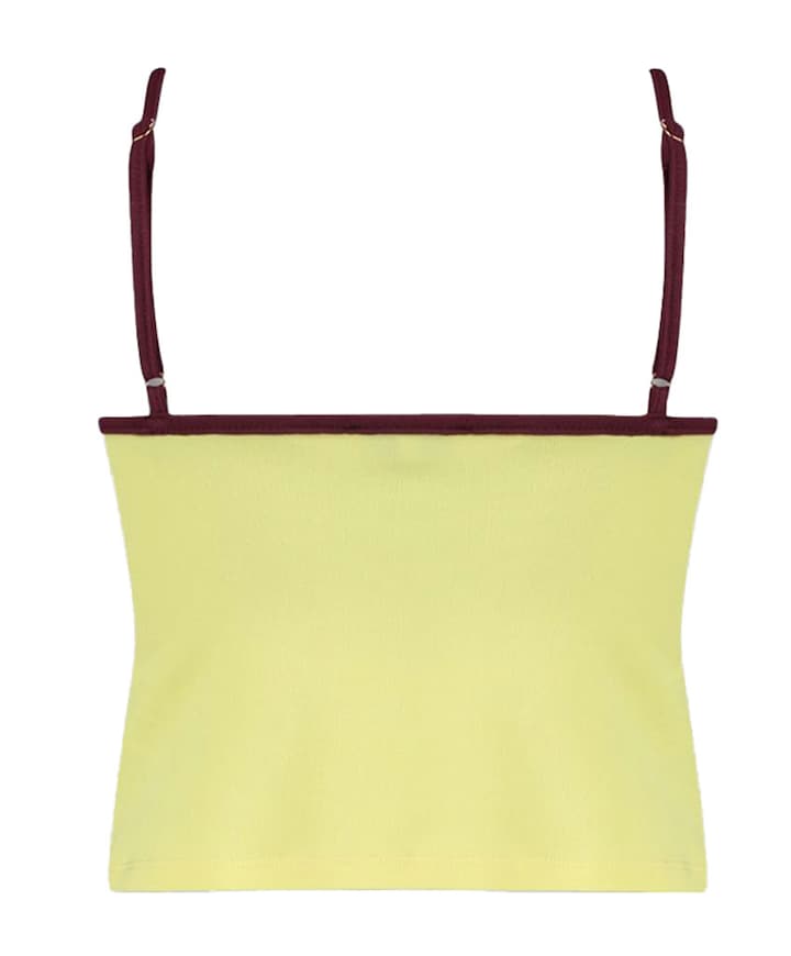 Dames top geel