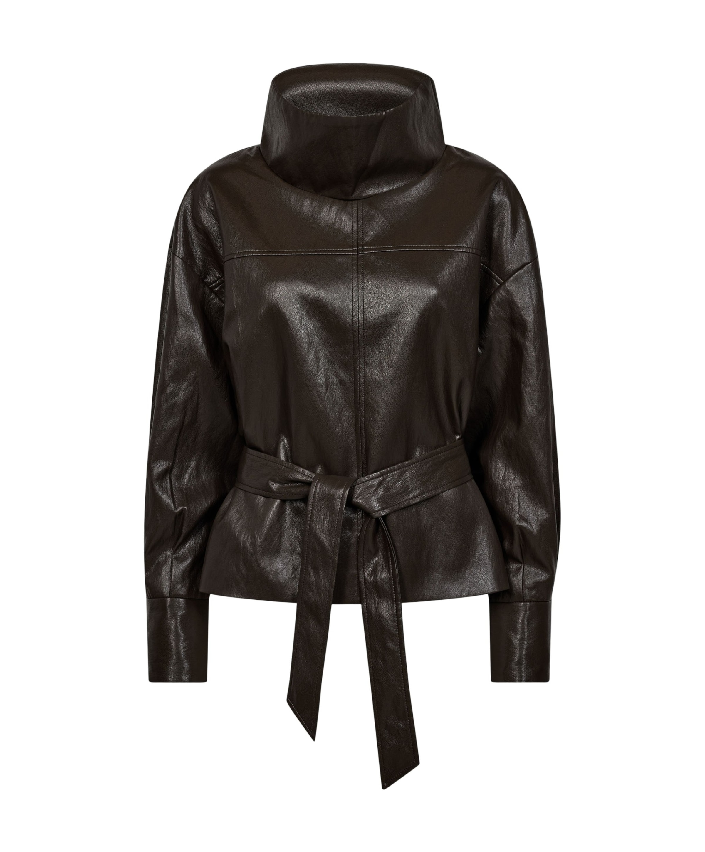 Dames blouse bruin