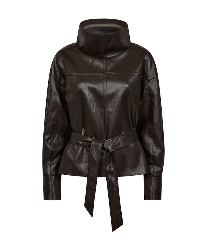 Dames blouse bruin