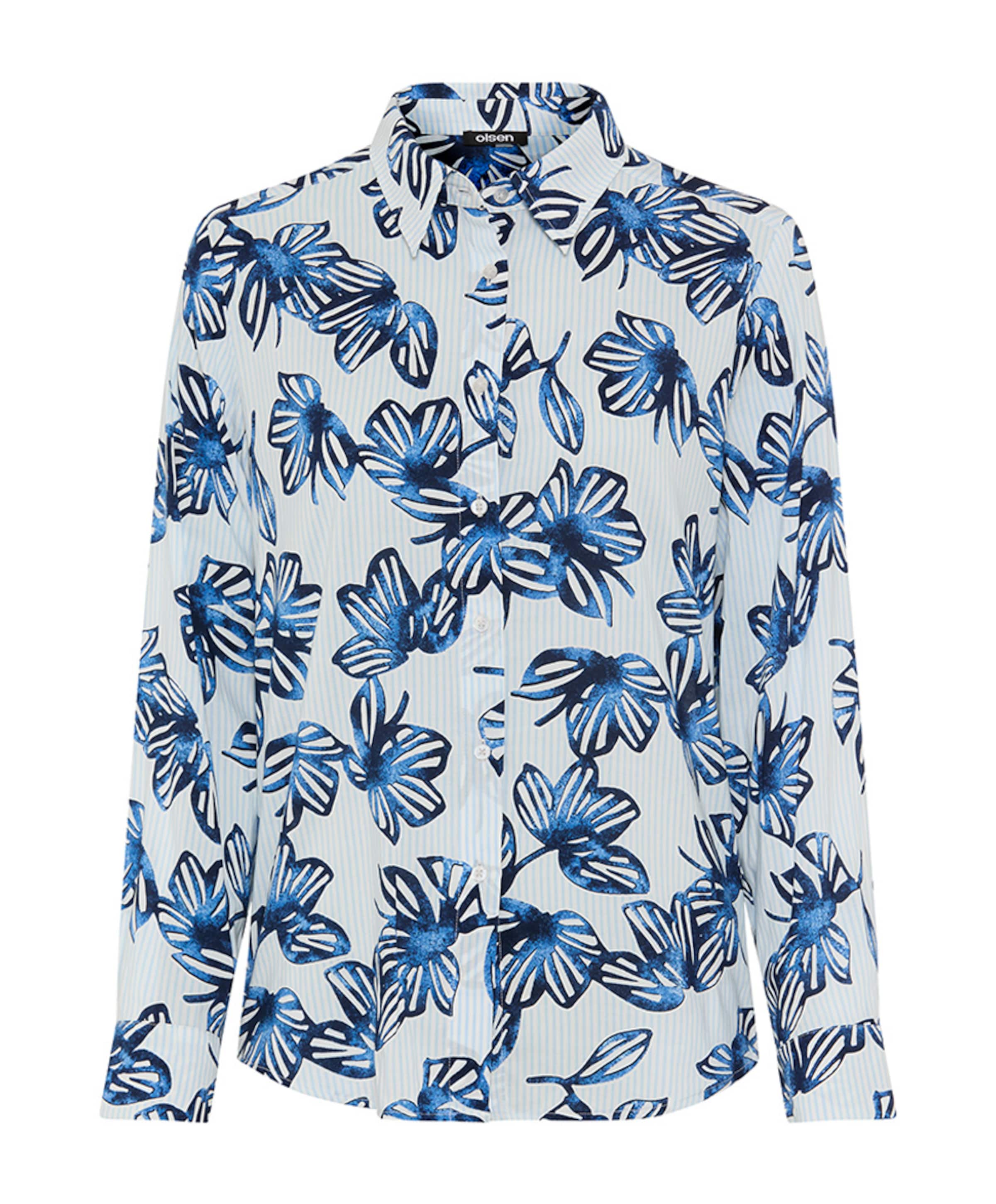 Dames blouse blauw
