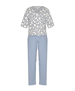Dames pyjamaset blauw