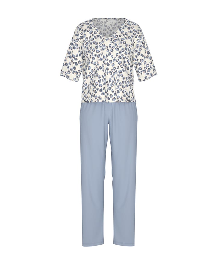 Dames pyjamaset blauw