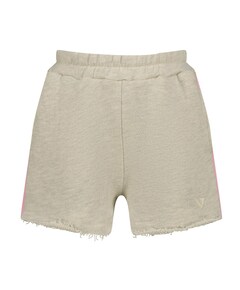 Icon-sweat tape meisjes korte broek ecru