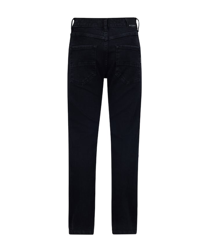 James Straight jongens jeans zwart