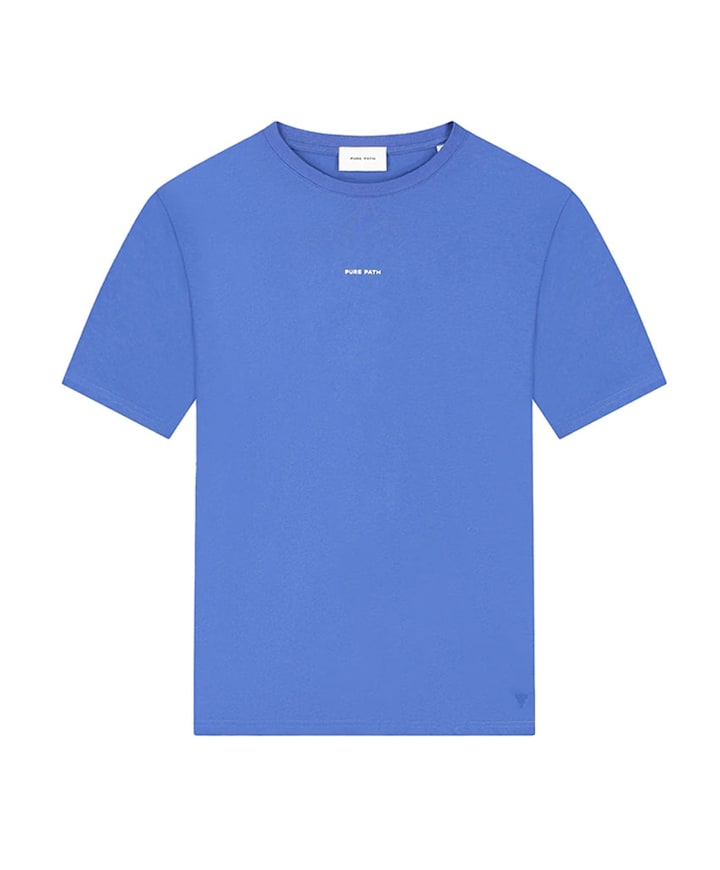 Heren T-shirt blauw