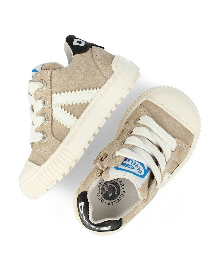 jongens sneakers beige