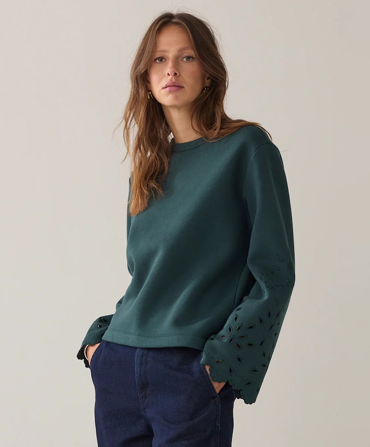 Dames sweater groen