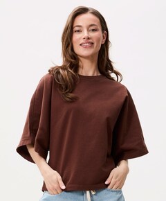 Dames T-shirt bruin
