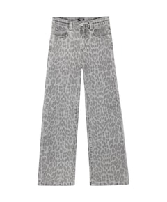 Wide Fit uniseks jeans  grijs