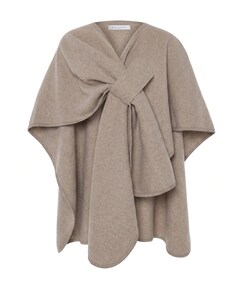 Dames cape beige