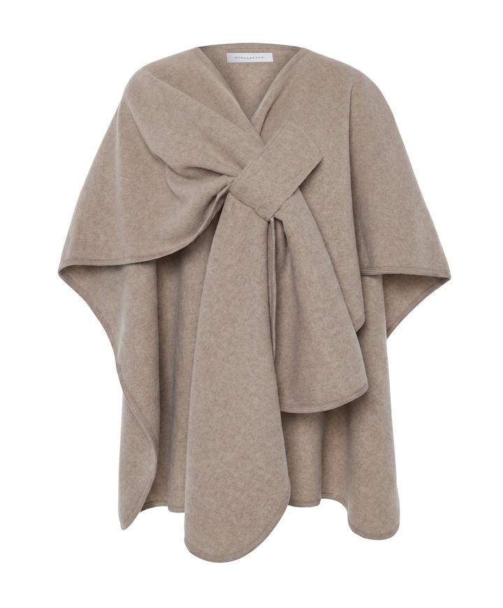 Dames cape beige