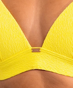 Dames bikinitop geel