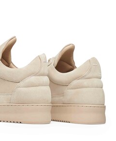 Low top suede  sneakers beige