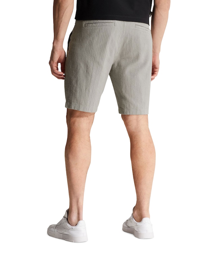 CHINO SHORTS STRUCTURE heren korte broek blauw