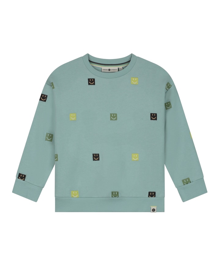 Jongens sweater blauw
