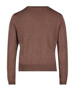 Dames vest bruin