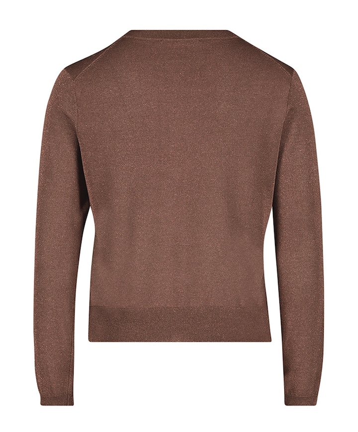 Dames vest bruin