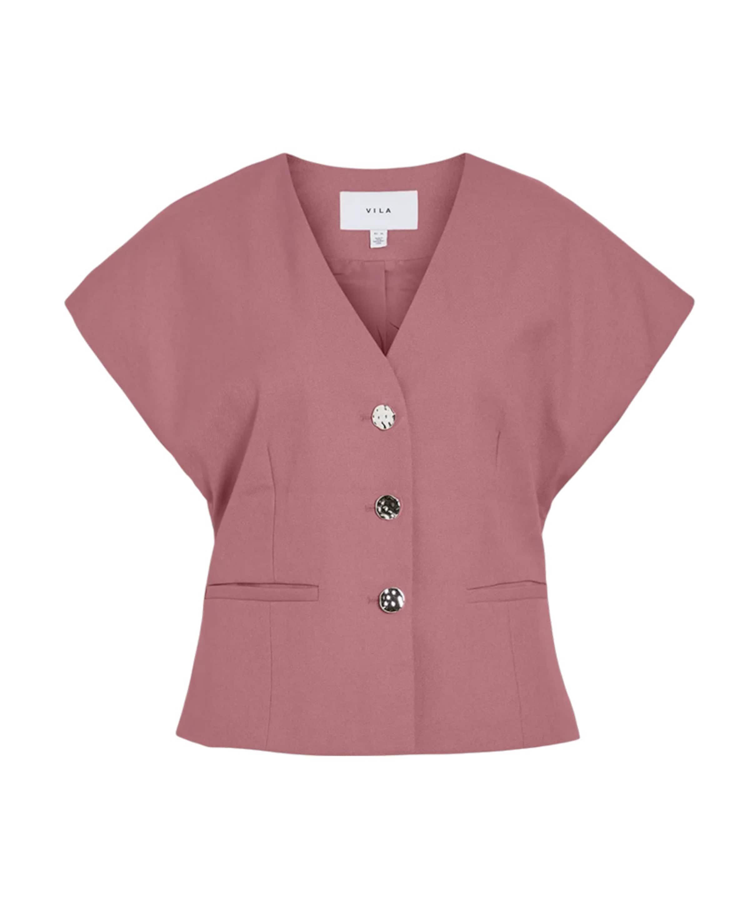 Dames gilet roze
