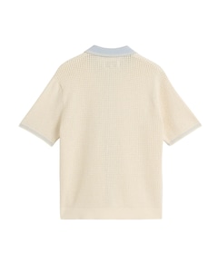 Heren overhemd korte mouw ecru