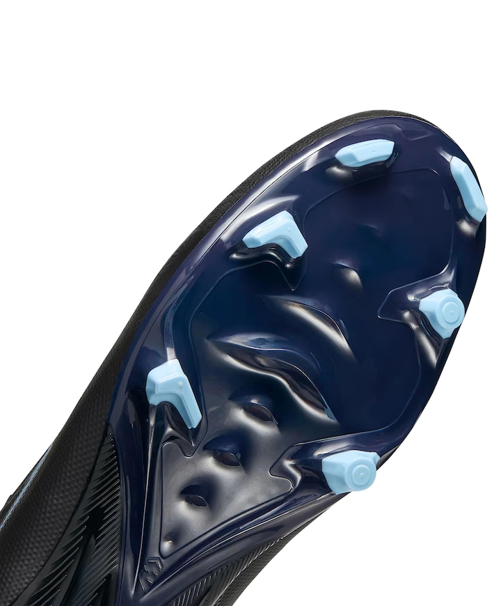 Zm Superfly 10 Acad Fg/mg heren voetbalschoenen zwart