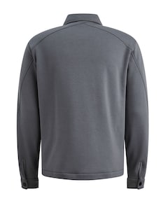 Heren overshirt grijs