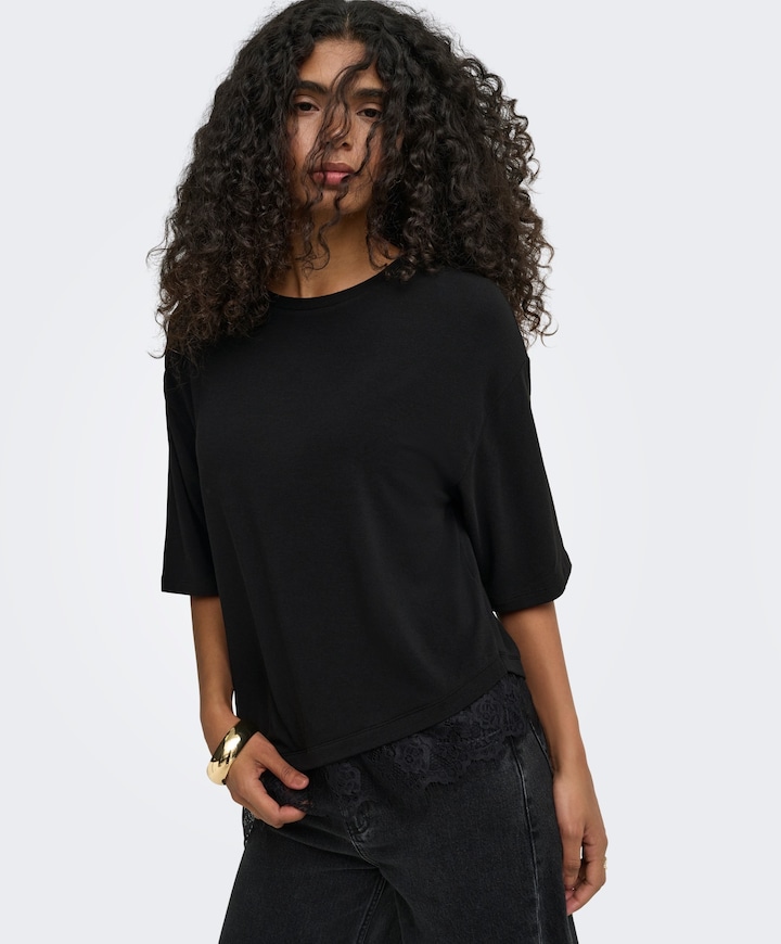Dames T-shirt zwart