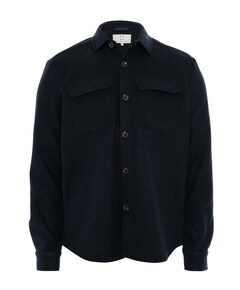 Heren overshirt blauw