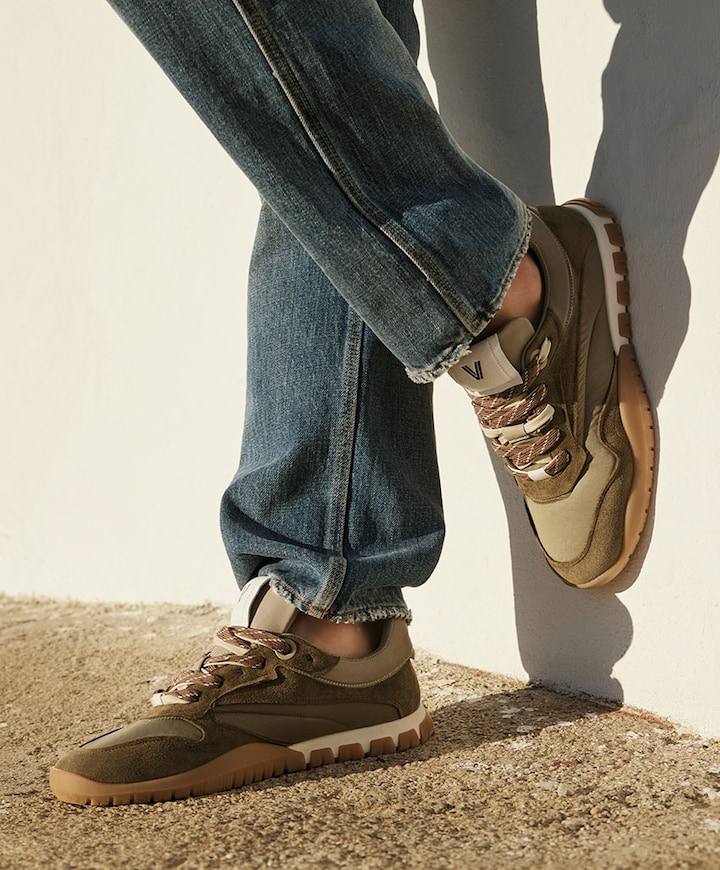 Frenkie Aaron heren sneakers groen