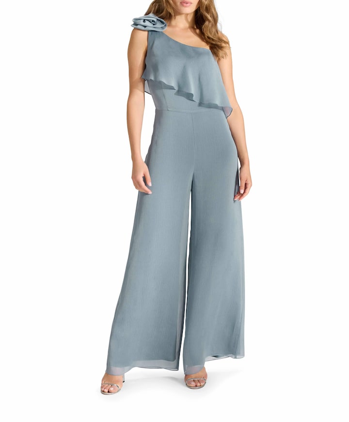One-Shoulder Jumpsuit blauw