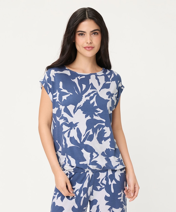 Dames T-shirt blauw