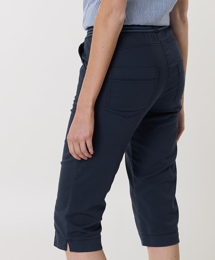 Sue Jogpant dames capri broek blauw