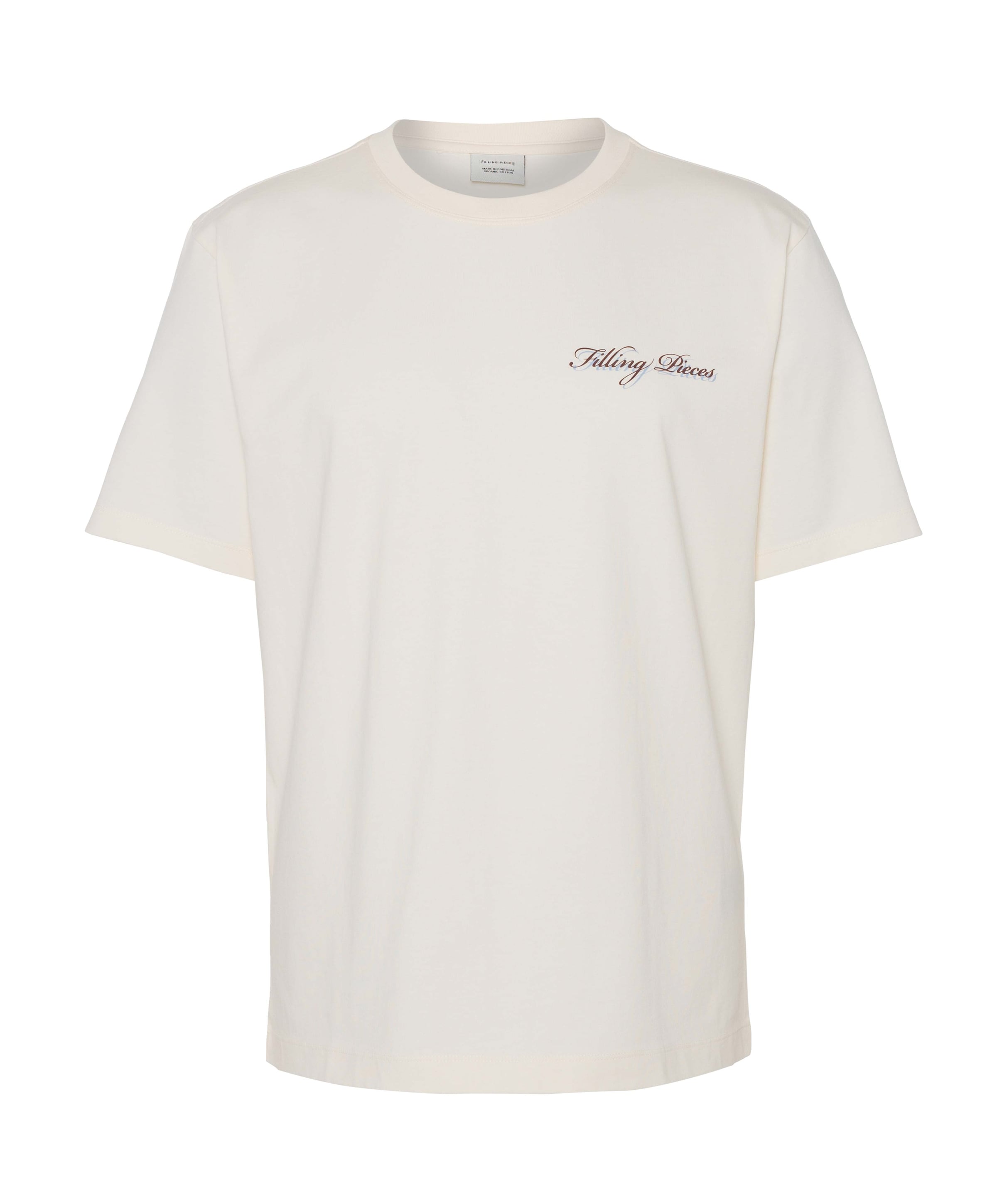 Heren T-shirt ecru
