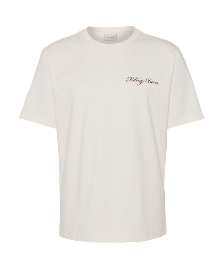 Heren T-shirt ecru