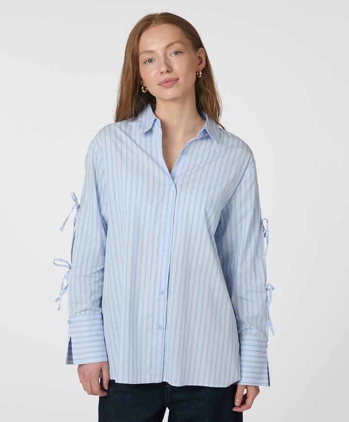 Dames blouse blauw