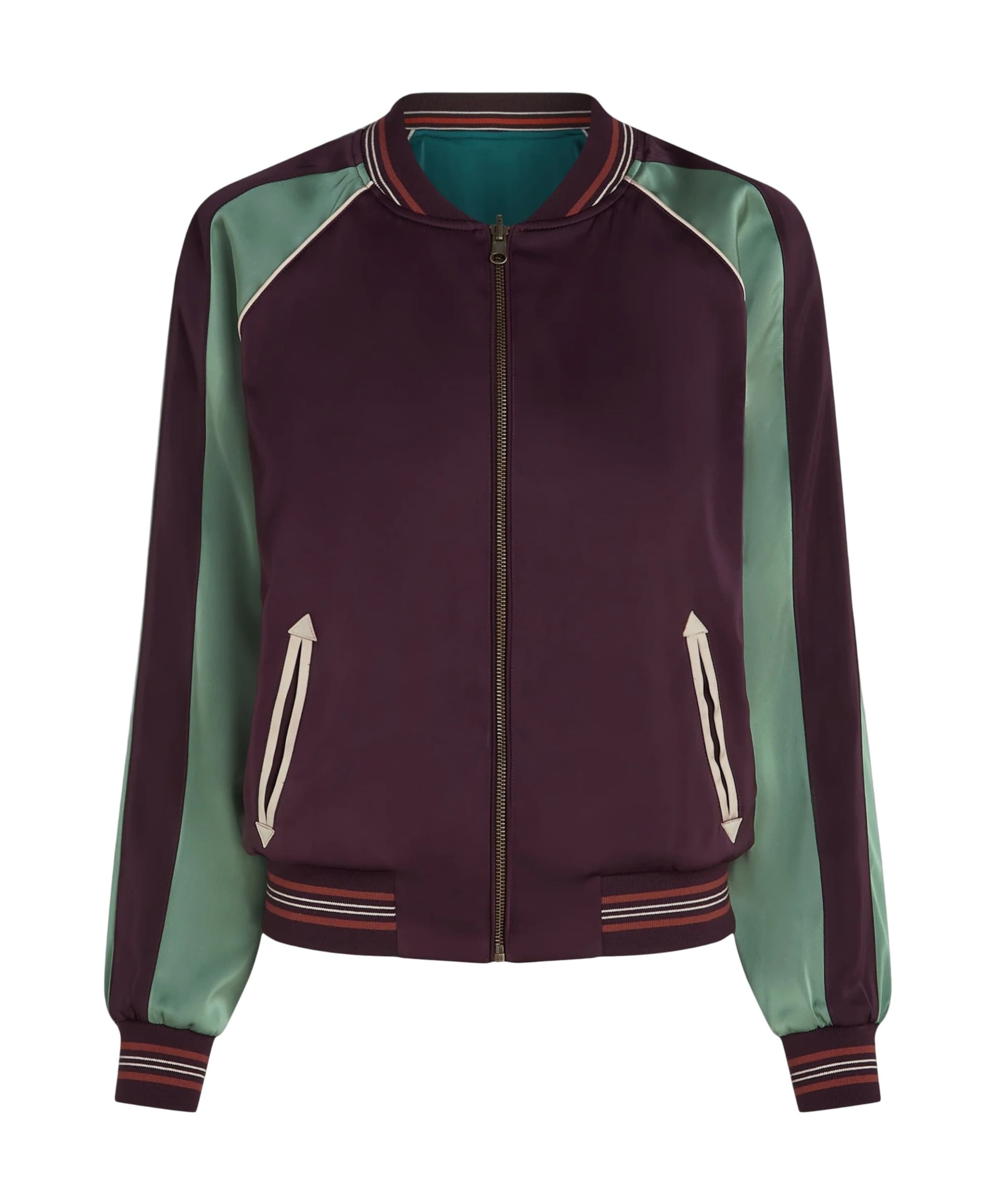 Dames jas bordeaux