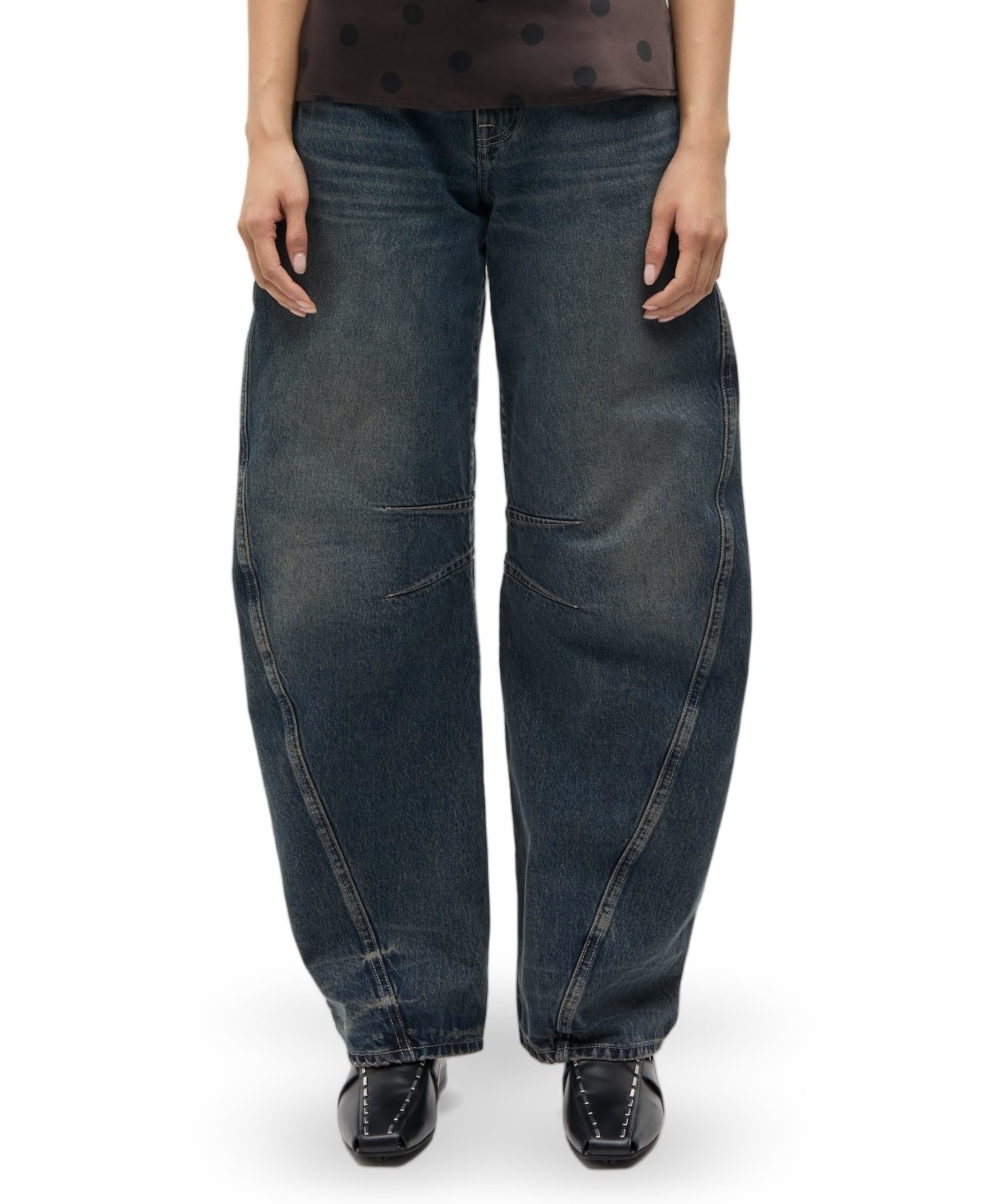 SAHARPO 16140 dames jeans blauw
