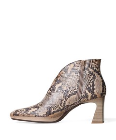 Atlanta dames enkellaarzen beige