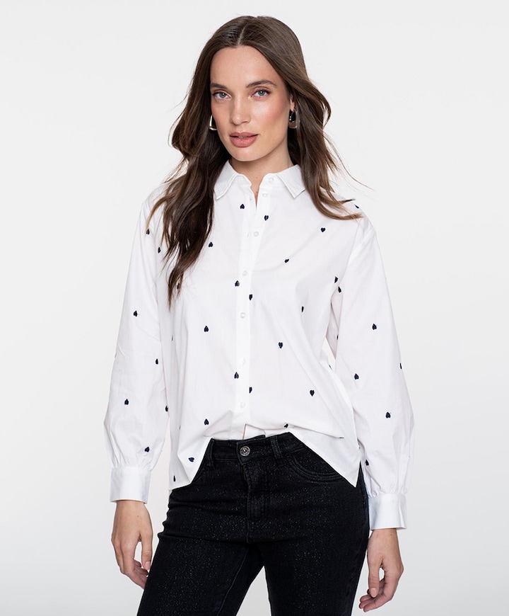 Dames blouse wit