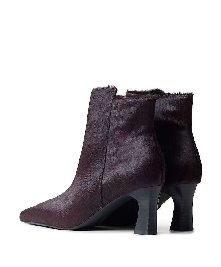 Desma dames enkellaarzen bordeaux