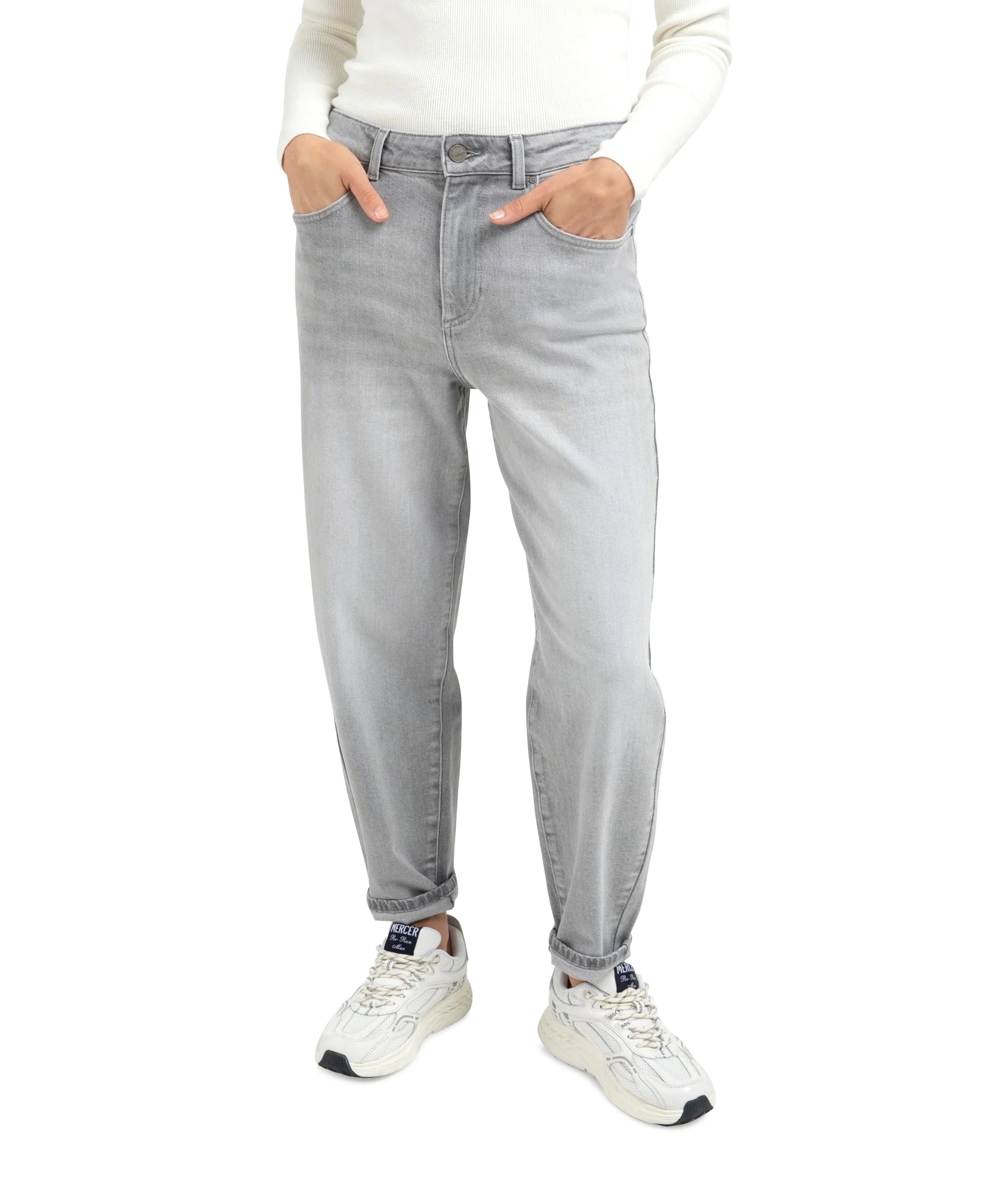 Barrel fit jeans 01-311125-510 lichtgrijs