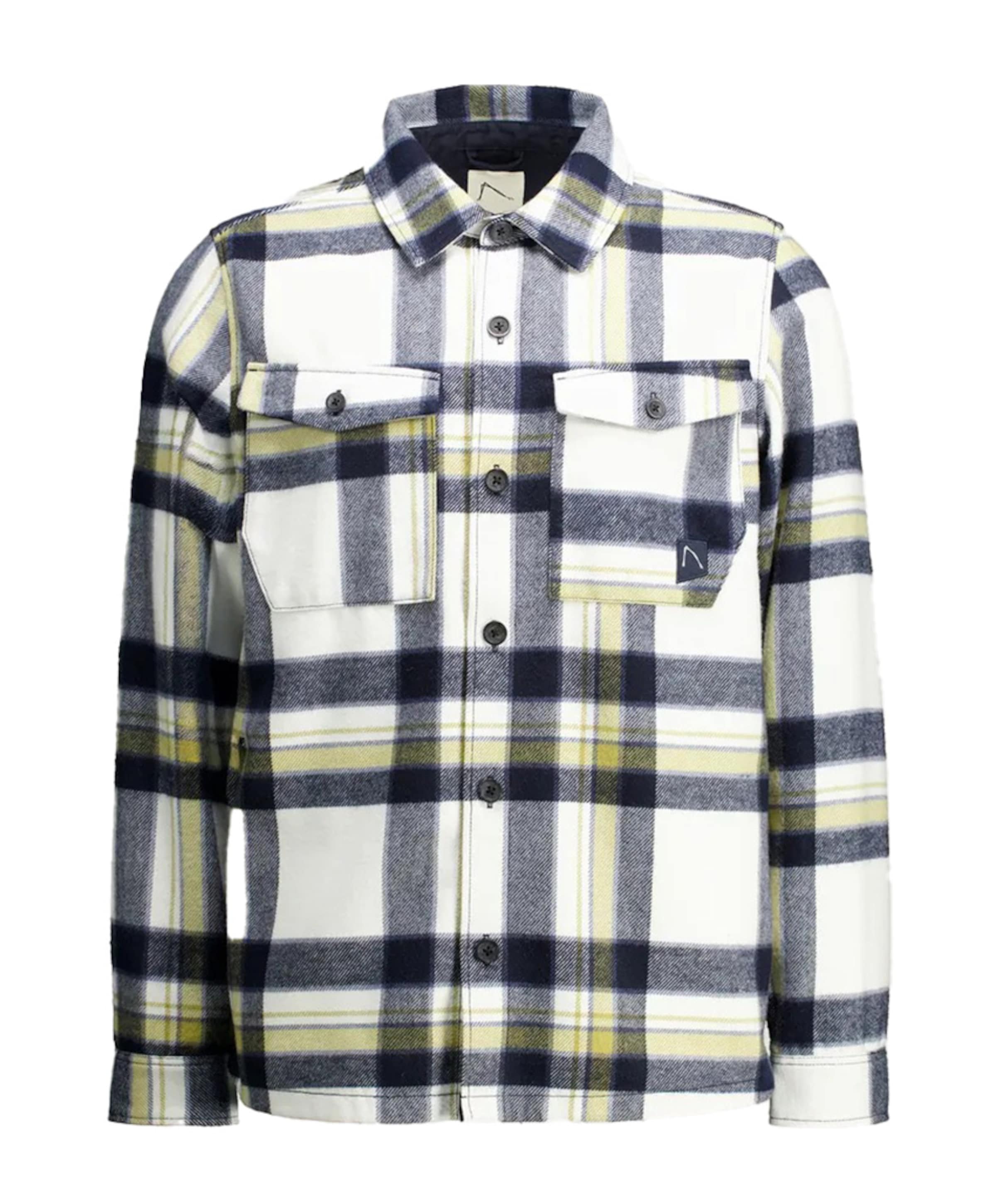 Heren overshirt blauw