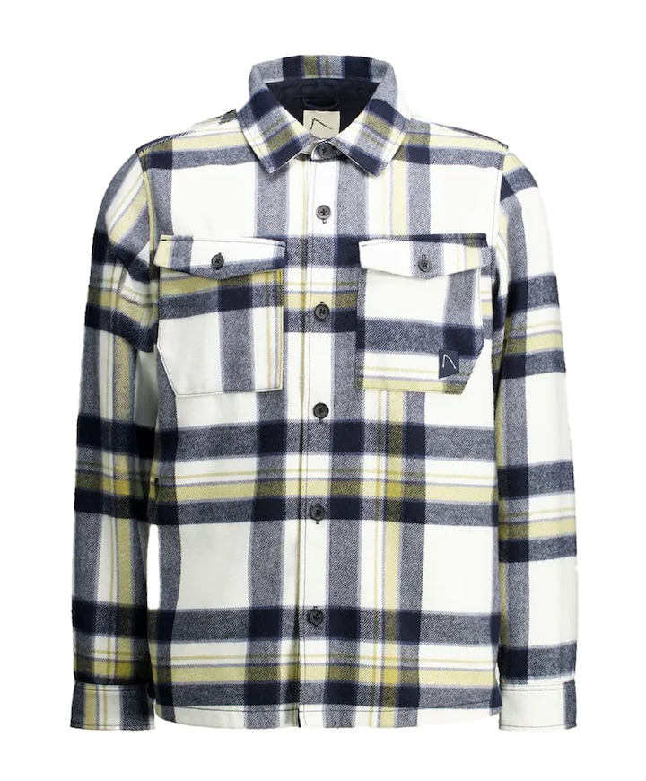 Heren overshirt blauw