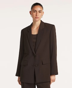 Dames blazer bruin
