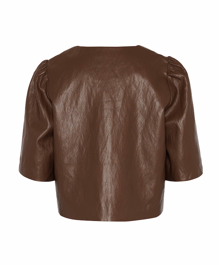 Dames blouse bruin
