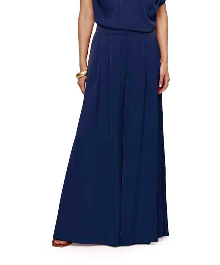 Onique dames broek blauw